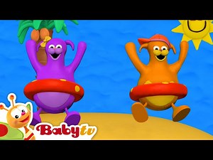 Island Adventure 🏝️ | Fun in the Sun & Swimming @BabyTV - Videos For Kids