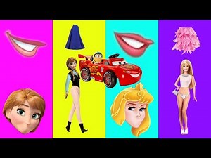 Wrong Heads Ariel Barbie Minions Frozen Elsa Anna Snow White Finger Family Song And Learn Colors