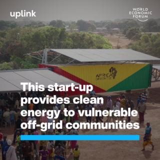 ⚡ Energy 🚰 Water 🛜 WiFi Built to withstand the harsh rural conditions, Africa GreenTec’s solutions provide solar-powered electricity, purified water and wifi hotpots. ☀️ Learn more about Africa GreenTec and other UpLink Top Innovators helping to build resilience in the most vulnerable communities: https://ow.ly/Timk50QCMaO IKEA Foundation Deloitte USAID - US Agency for International Development World Bank World Food Programme | UpLink - World Economic Forum