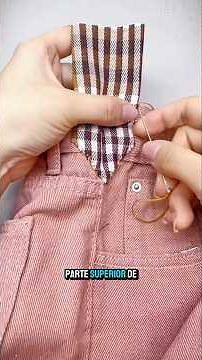 How to enlarge the waistband of pants #viralvideo