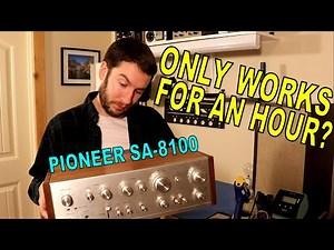 Power amp goes WILD on this old Pioneer integrated amp!