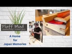 Crafting an Exotic Black Limba Wood & Stained Glass Memory Box for Travel Keepsakes from Japan