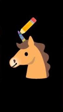 How to draw a horse🤔🤔 #animation #funny