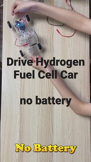 Hydrogen fuel cell car kit. no battery, drive a car using hydrogen.