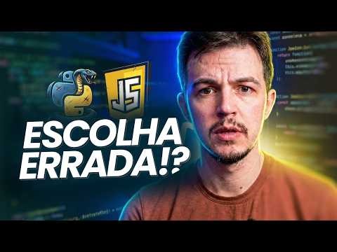 Python vs JavaScript para Iniciantes: Pare de Travar na Escolha Errada