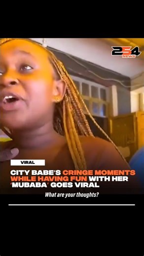 𝟮𝟱𝟰𝗻𝗲𝘄𝘀𝗱𝗮𝗶𝗹𝘆 on Instagram: "Cringe Moments as City Babe’s Awkward Behaviour While Having Fun With Her Mubaba Sparks Online Debate. Richy Radaa??"