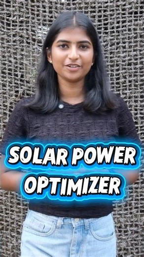 We are introducing SOLAR POWER OPTIMIZER