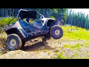 SxS RZR 800 and Honda 500 ATV 4x4 Mudding