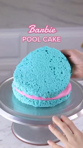 213K views · 115 reactions | Barbie Pool Cake  #cake #caketok #barbie #cakedecorating #pinkaesthetic | Life Cake | Facebook
