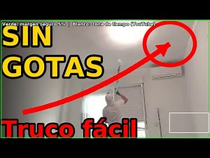 Techniques for painting ceilings with a roller without stains or drops