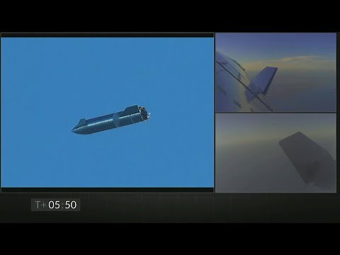 SpaceX Launch Starship on First 12.5km Flight