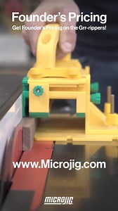 Get Founder's Pricing on GRR-RIPPER Advanced and Compete Kit: https://www.microjig.com/collections/grr-ripper The GRR-RIPPER™ 3D Pushblock is engineered to give you the most accurate cuts possible while protecting your hands at all times. No other pushblock offers this level of precision, control, and safety. Make difficult cuts with ease and prevent kickback like never before. Visit Microjig.com to find a dealer near you or order online. | Microjig | Facebook