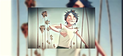 Creative 2D Edit Inspired by Gorillaz
