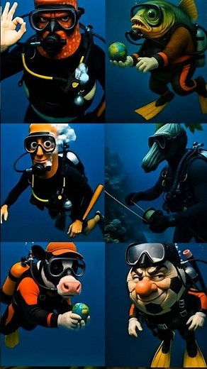 Scuba Diver Italian Brainrot #brainrot #memes #shorts