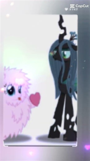 fluffle puff and queen Chrysalis BESTIE Edit #bestieforever