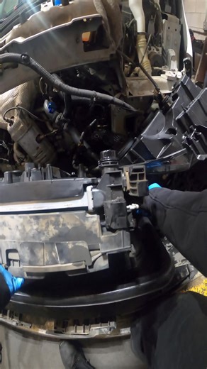 Part 2: Replacing fan assembly on a 2018 Ram Promaster #carmaintenance #fyp #pov #mechaniclife #ram