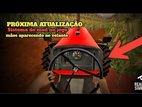 Next update for Real Farm Simulator mod system: hands on the steering wheel in the game.