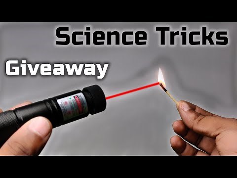5 SCIENCE EASY EXPERIMENTS TO DO AT HOME WITH LASER LIGHT | SCIENCE MAGIC TRICKS