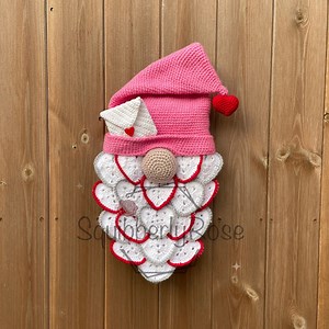 Crochet Valentines Gonk Gnome Wreath Pattern, Pdf, Digital Download - Etsy
