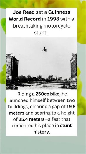 The Motorcycle Jump That Made Guinness History 🏍️