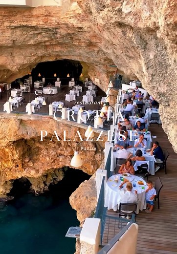 Cena única en Grotta Palazzese, Polignano a Mare