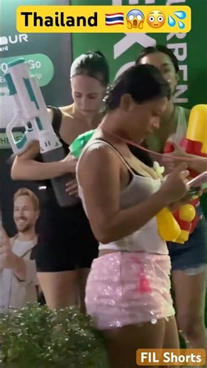 Songkran Festival😱😳💦🔥#songkran #bangkok #thailand #shorts #short #shortvideo #shortsvideo #shortsfee