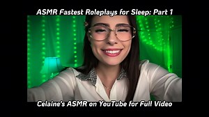72K views · 689 reactions | ASMR Fastest Roleplays for Sleep Video Part 1 | Celaine's Asmr | Facebook