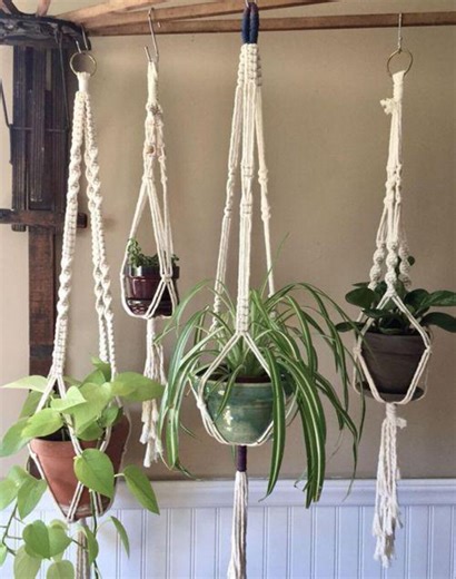 Macrame Plant Hanger Tutorial: Beginner-friendly Boho DIY (digital Tutorial With Voice Guide) - Etsy