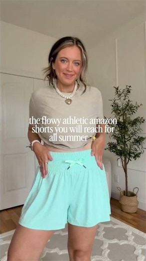 Comment NEED to shop these ultra comfy flowy activewear shorts from Amazon! 🙌🏻✨🦋 These have built
