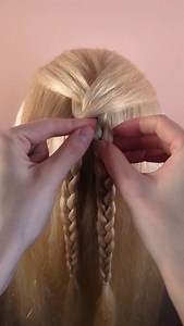115K views · 13K reactions | Easy hairstyle №2. Easy hairstyle that looks like complicate  Full tutorial already on YouTube ♥️ Let me know is this hair technique easy or not  #hairtutorial #braids #hairstyle | Olya Pobigailo | Facebook