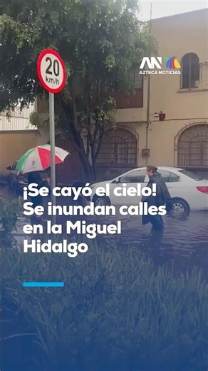 Provocan fuertes lluvias inundaciones y caos vial