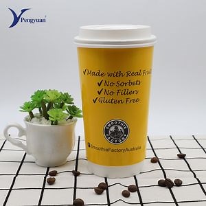 [Hot Item] Large Capacity Hot Drinking Paper Cup Double Wall Disposable Paper Cup