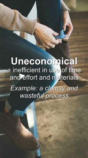 Word of the Day: Uneconomical #Shorts
