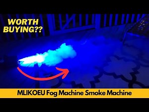 Worth It? MLIKOEU Fog Machine Smoke Machine, 18 LED Lights with 13 Colors, 600W and 2500CFM Fog
