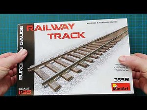 Miniart 1/35 European Gauge Railway Track - Kit Review