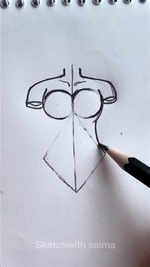 How to draw female torso #drawing #art #shorts #howtodraw #tutorial #female