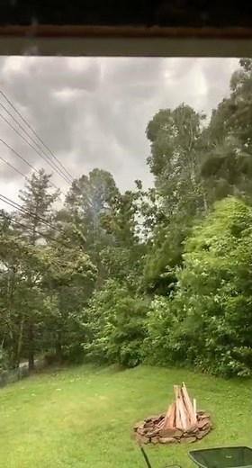 Power Line Sparks Multiple Times During Storm - 1354917