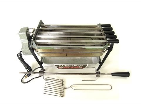 Farberware Open Hearth Rotisserie Grill Kebab Attachment