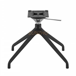 [Hot Item] Aluminum Base Legs with Height-Adjustable Device for Office Chair Coffee Table Sofa Leisure Chair