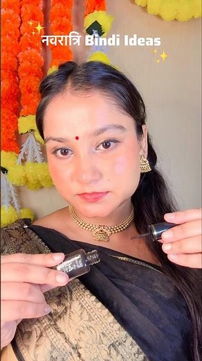 7 Navratri Bindi Ideas ✨ Navratri Look | Festive Look 🦚