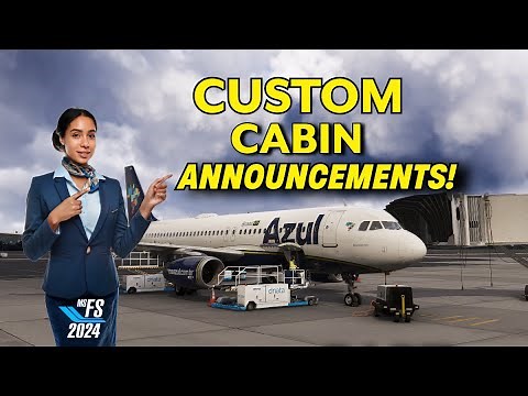 Make Your Fenix A320 More Realistic! Custom Cabin Announcements in MSFS 2024