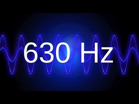 630 Hz clean pure sine wave TEST TONE frequency