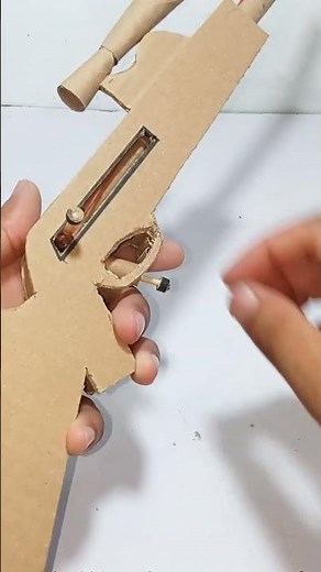 💥 Sniper Rifle Made From Cardboard... And It Works!