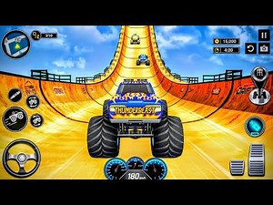 Monster Truck Mega Ramp Madness 2025 🔥 | Extreme Car Racing | Android Gameplay