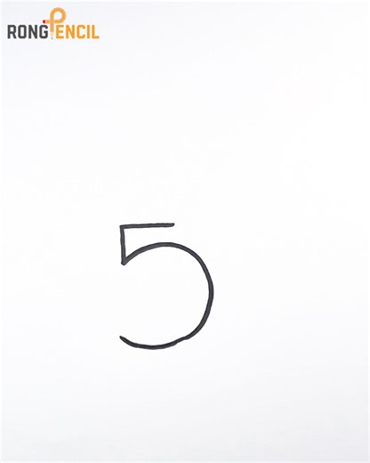 53K views · 482 reactions | Easy Drawing with Number 5殺 #draw #easydrawing #drawing #hen | Rong Pencil | Facebook