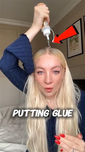 Why Are Girls Putting Glue in Their Hair? 😳