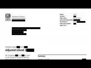How to understand your CP24 Notice (IRS adjusted your tax return. You'll receive a refund.)
