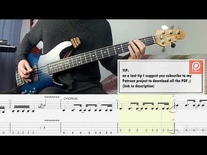 Linkin Park - In the end BASS COVER + PLAY ALONG TAB + SCORE PDF