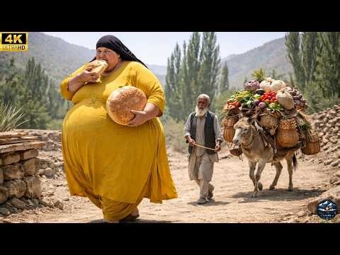 Afghanistan Village Life | Cooking Eggplants, Baking Giant Bread, and Remote Mountain Living