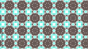 Computerized animation of beautiful paper layout symmetrical design, sliding towards left. Motion graphics. Interior decor.